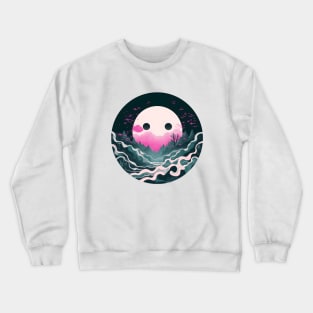 Ghostly Moonrise Crewneck Sweatshirt